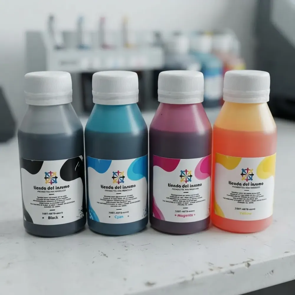 Tinta 4x1litro Compatible Con 904 964 954 711 6970 8610 8600 Cyan/magenta/amarillo/negro - Imagen 3