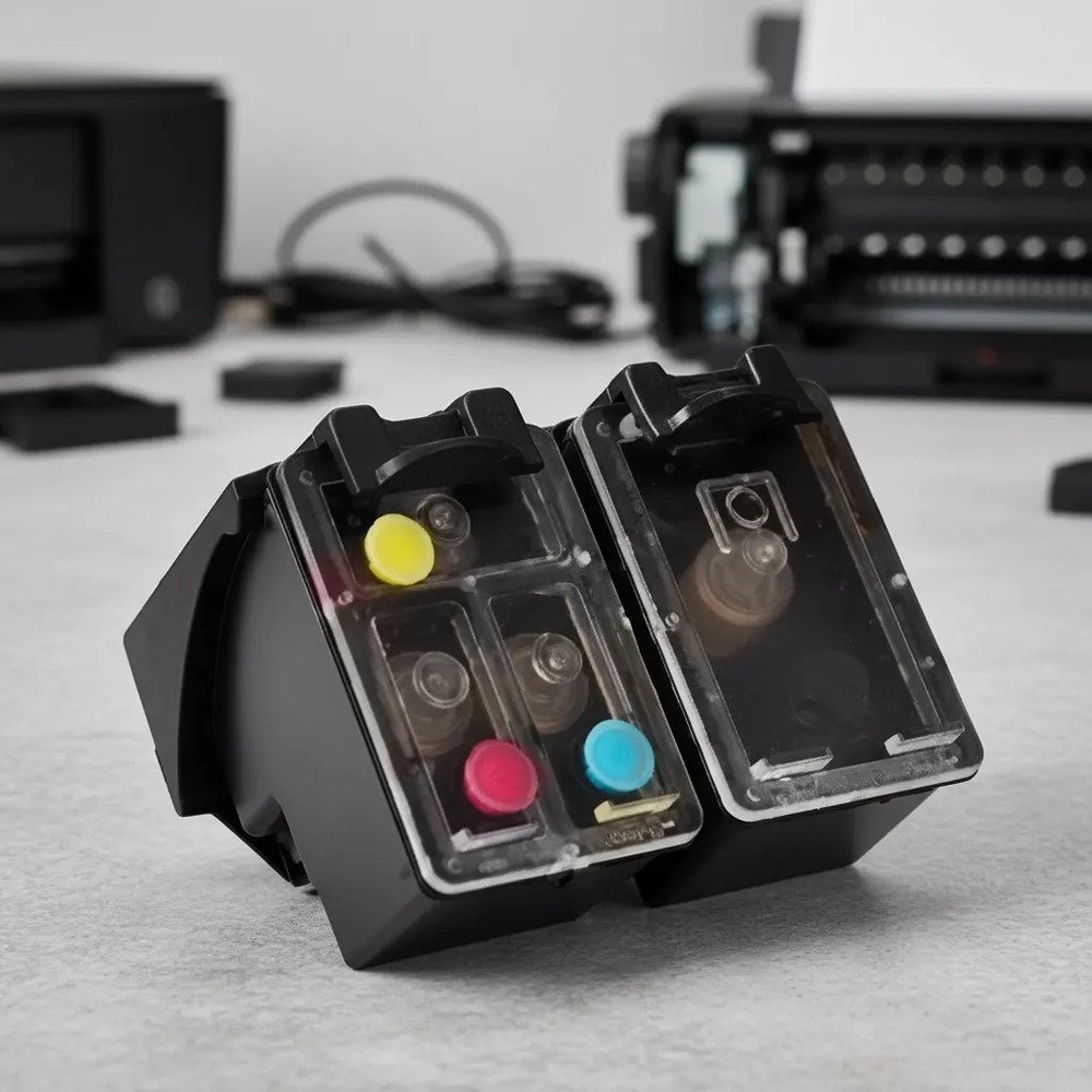 Cartucho Recargable Compatible Con 667 Negro+color 1275 2375 - Imagen 5