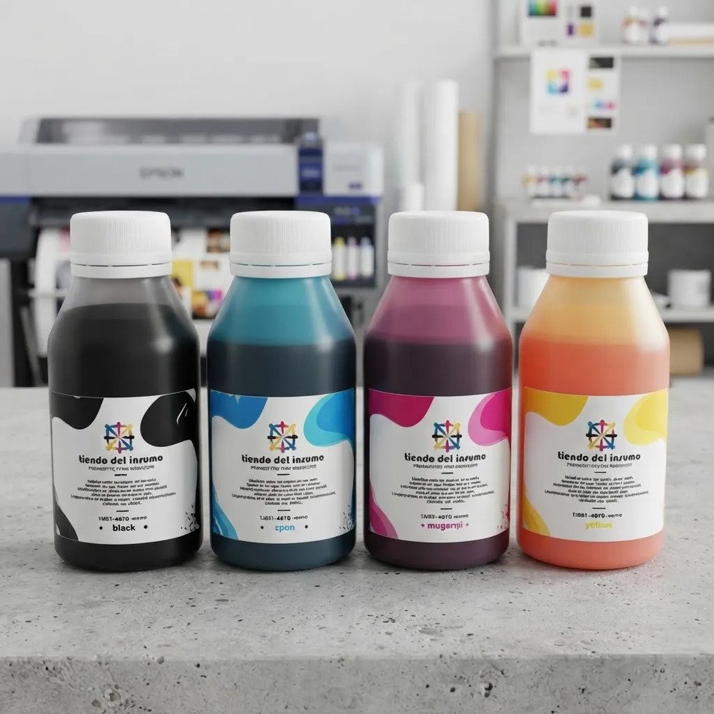 Tinta 4x1litro Compatible Con 904 964 954 711 6970 8610 8600 Cyan/magenta/amarillo/negro - Imagen 2