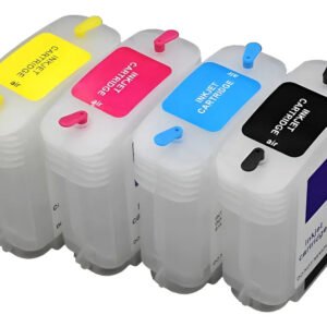 Set Cartuchos Recargables Compatibles Con Designjet 500 800